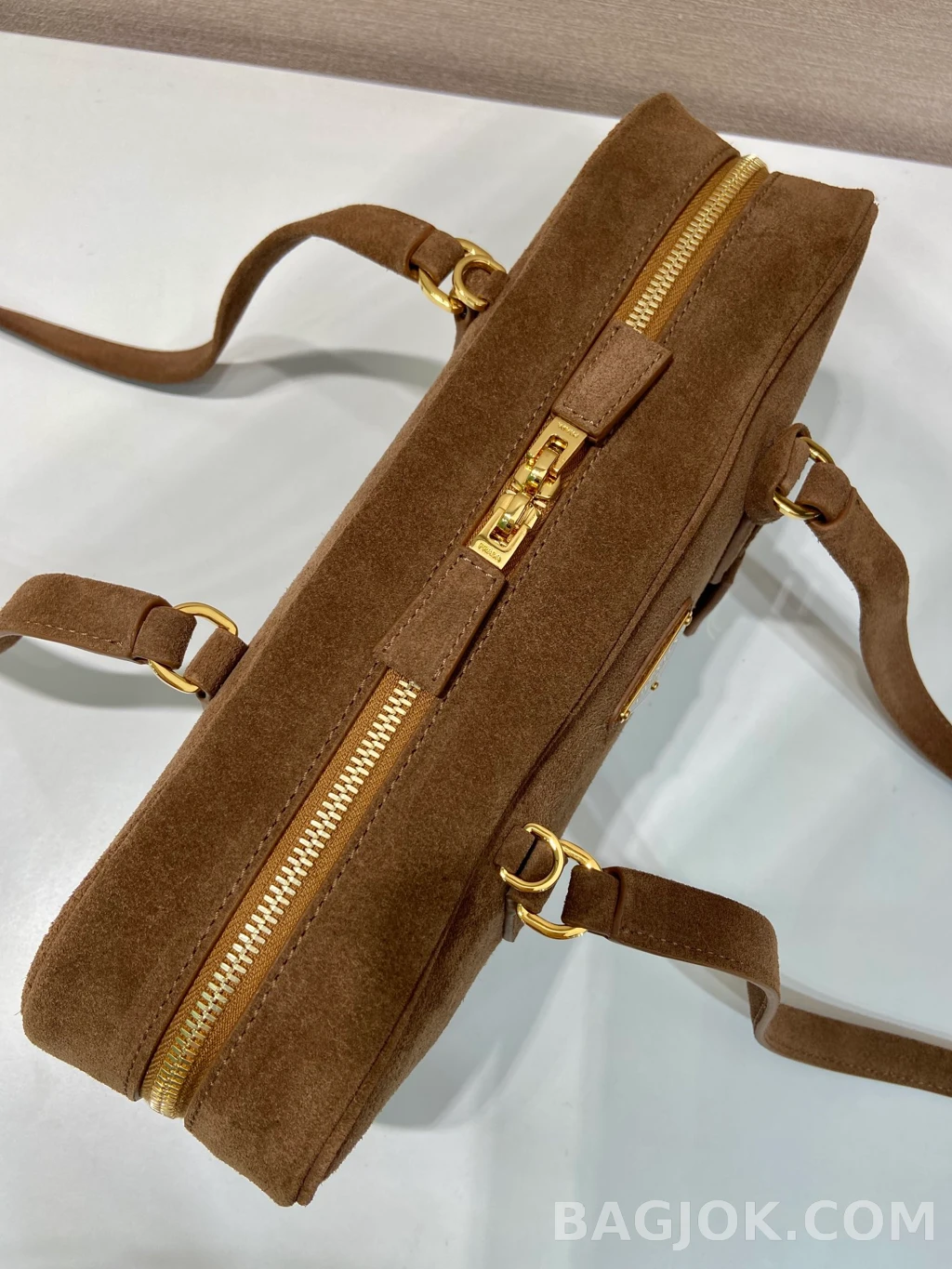 프라다 Prada 빈티지 숄더백 스웨이드 상세 이미지