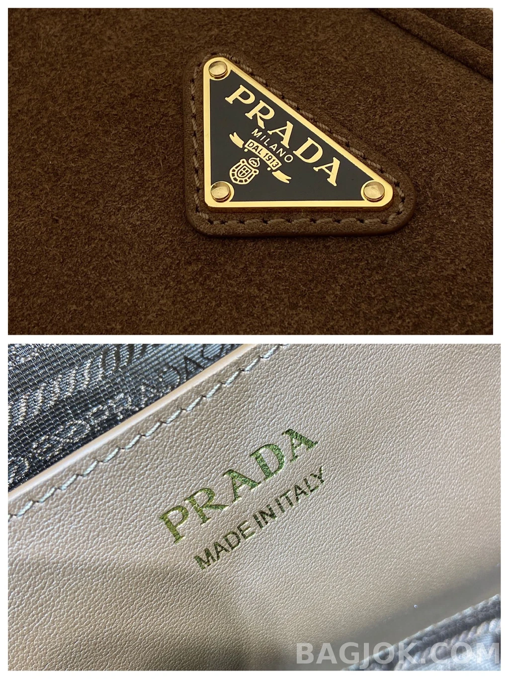 프라다 Prada 빈티지 숄더백 스웨이드 상세 이미지
