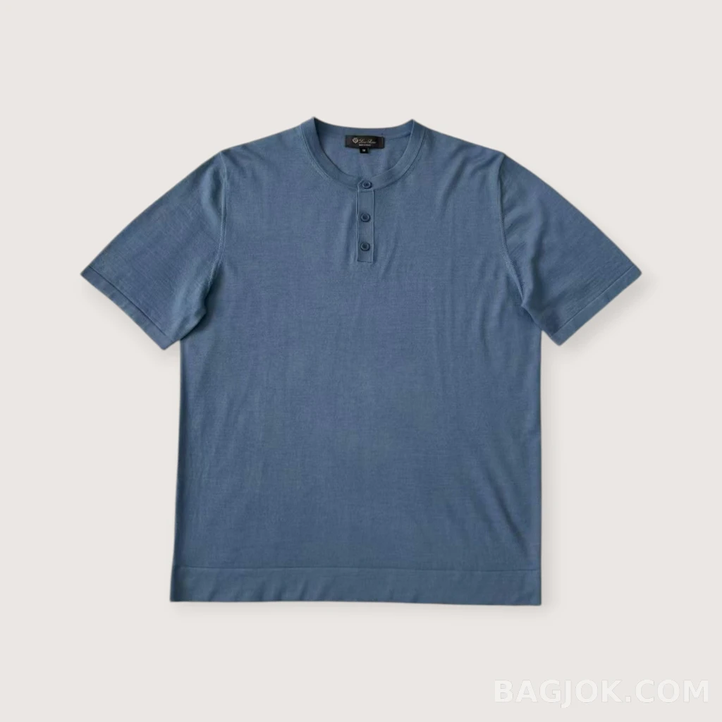 Loro Piana 헨리넥 니트 반팔_대표이미지