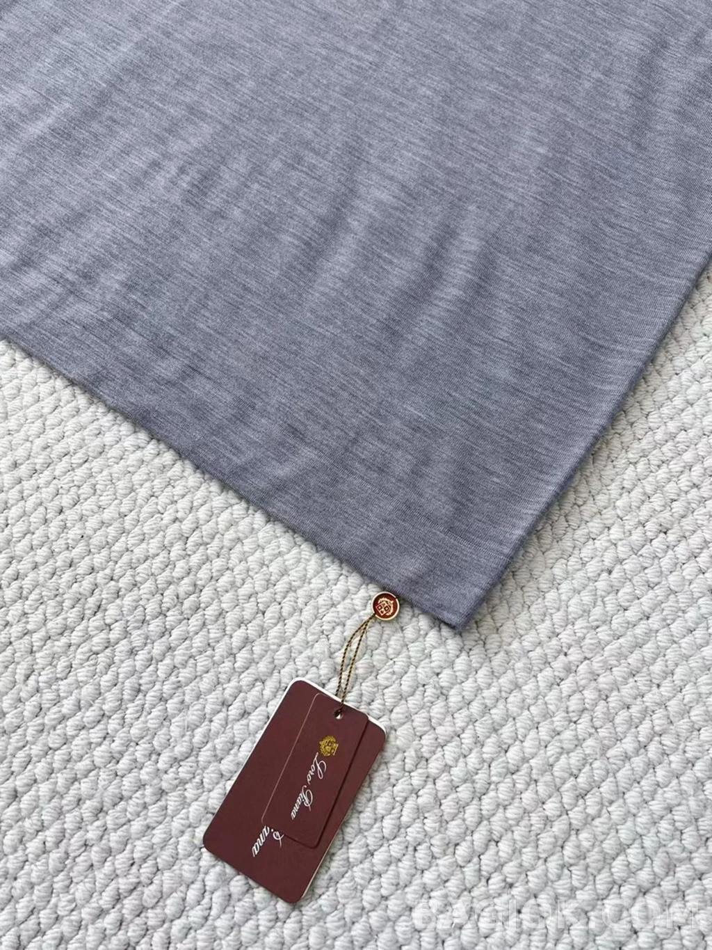 로로피아나 Loro Piana 헨리넥 니트 반팔 상세 이미지