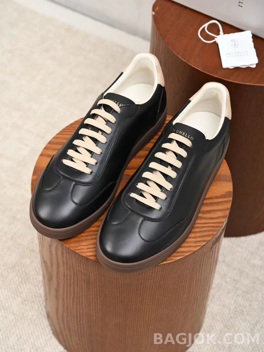브루넬로 쿠치넬리 Brunello Cucinelli 레더 스니커즈 상세 이미지