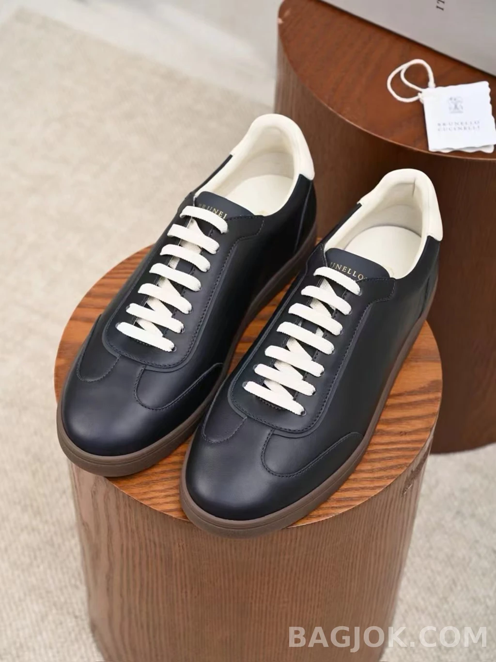 브루넬로 쿠치넬리 Brunello Cucinelli 레더 스니커즈 상세 이미지