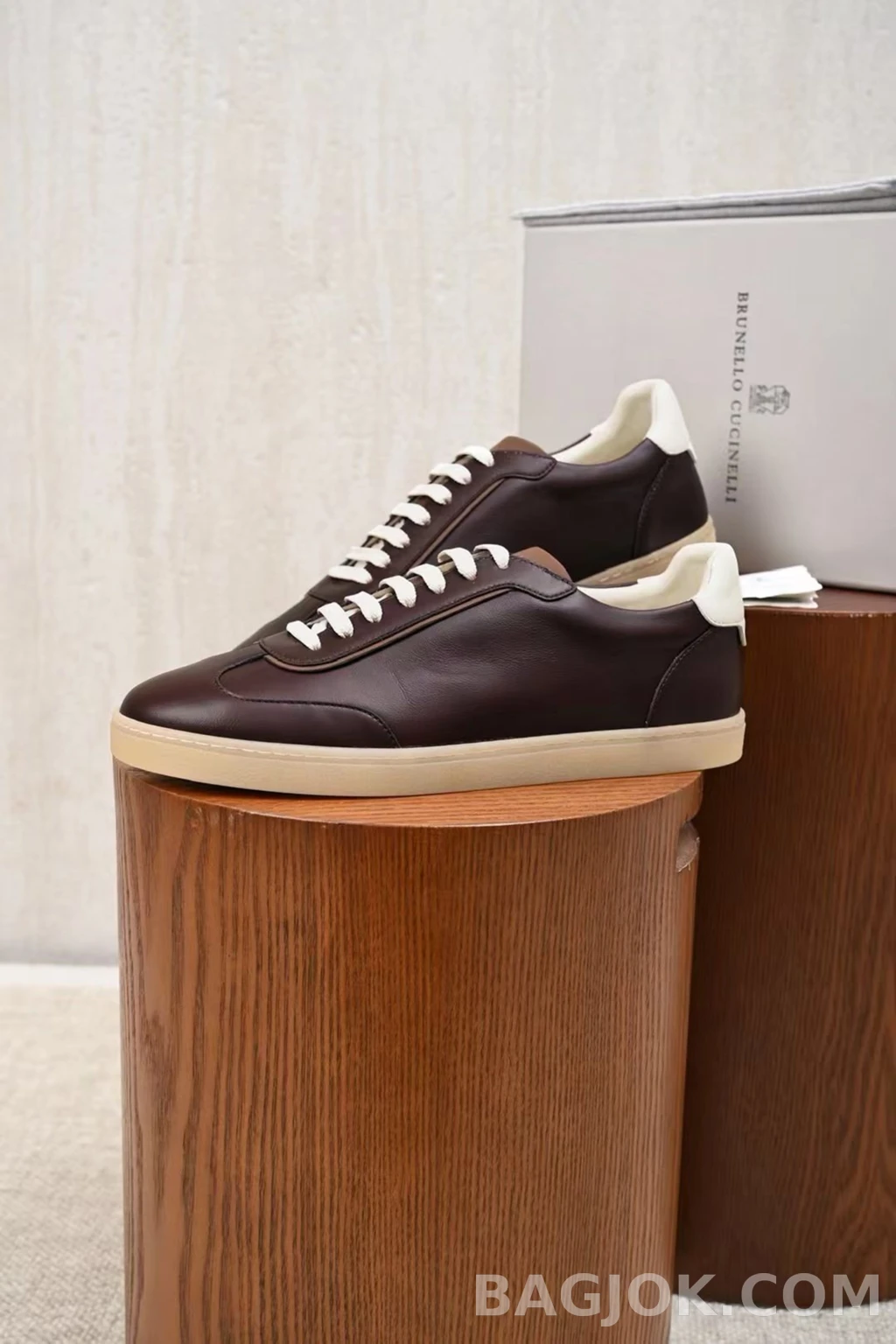 브루넬로 쿠치넬리 Brunello Cucinelli 레더 스니커즈 상세 이미지
