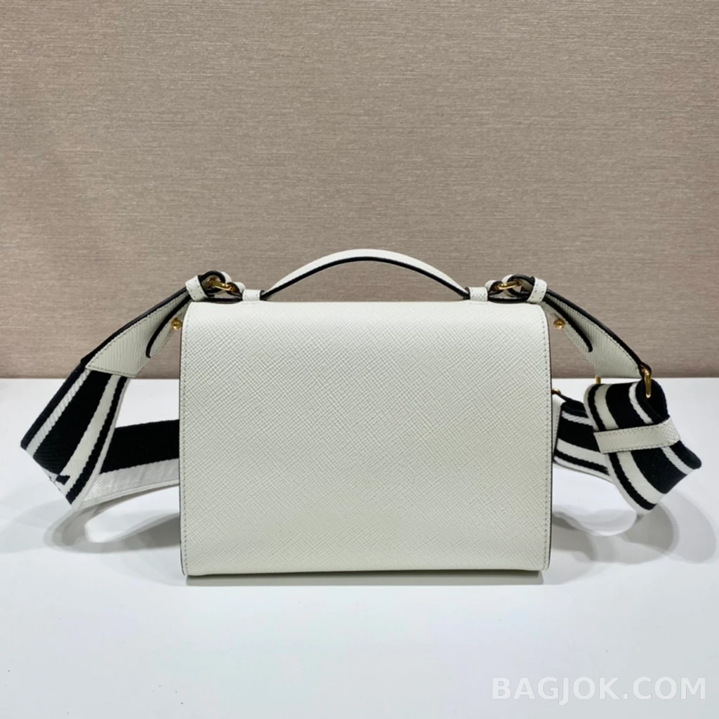 프라다 Prada 모노크롬 사피아노 크로스백 상세 이미지