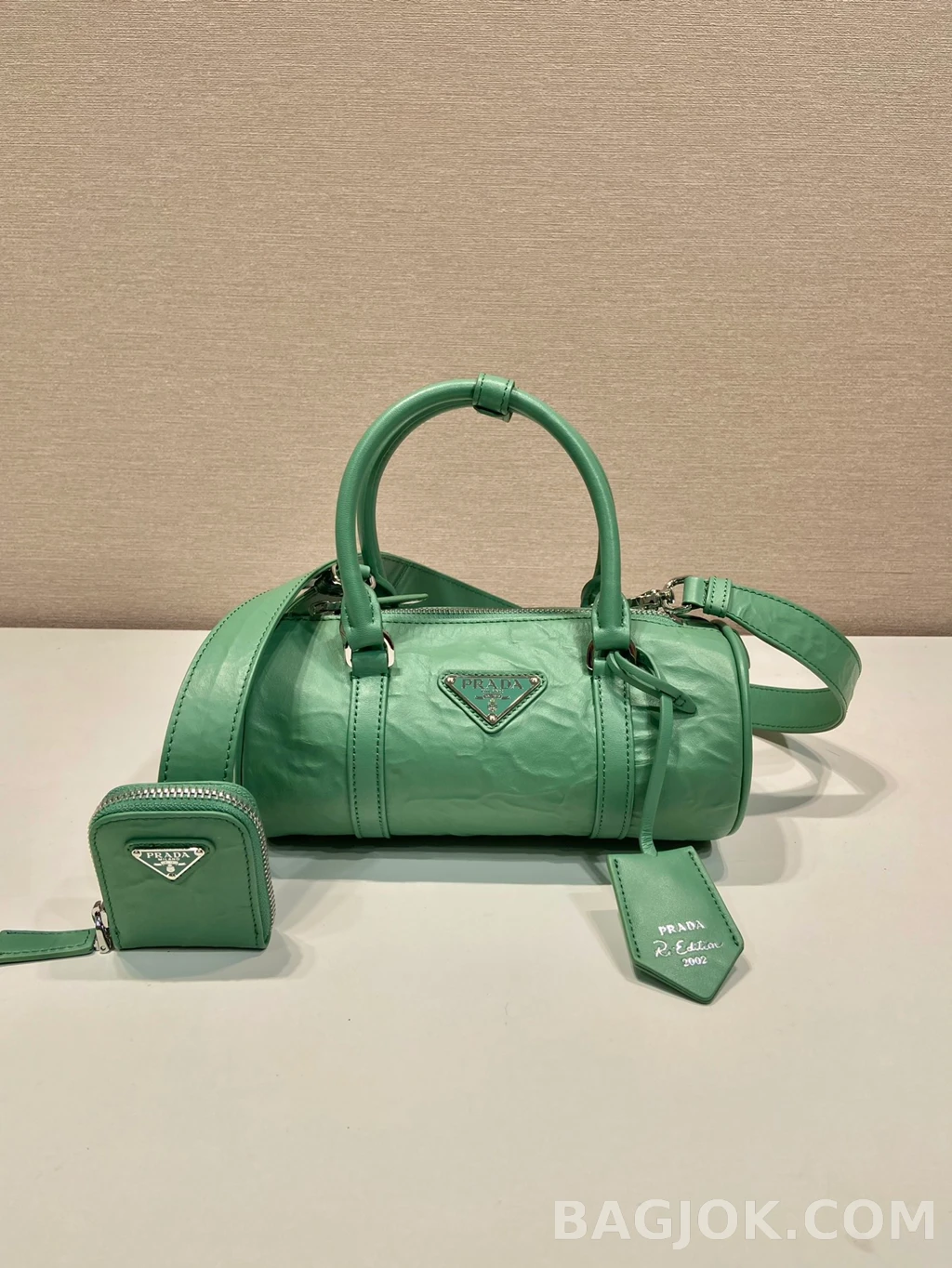프라다 Prada 리에디션 2002 레더 미니 보스턴백 상세 이미지