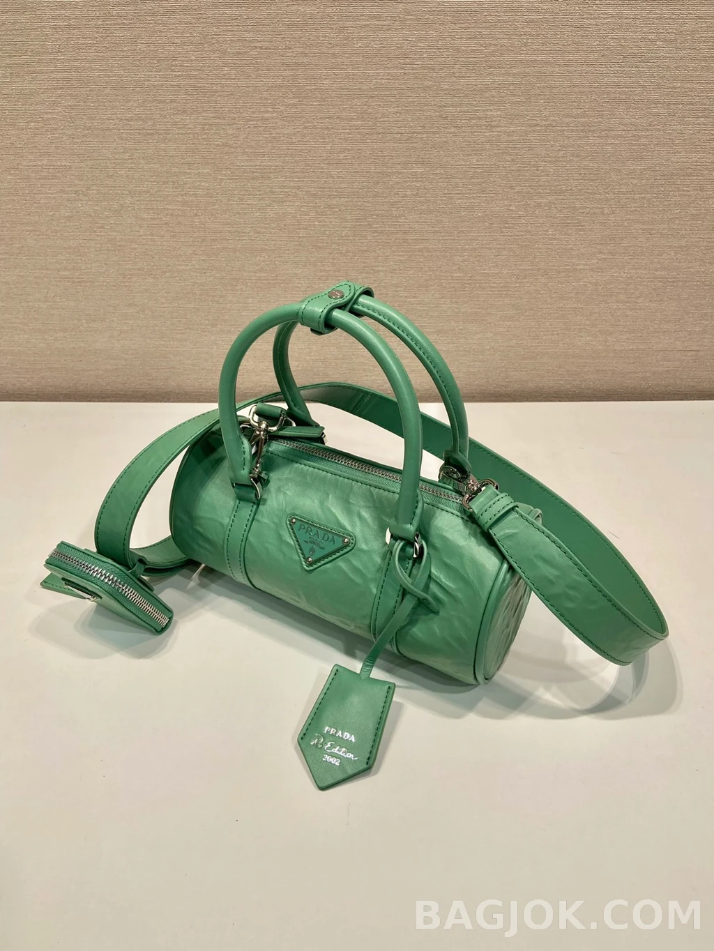프라다 Prada 리에디션 2002 레더 미니 보스턴백 상세 이미지