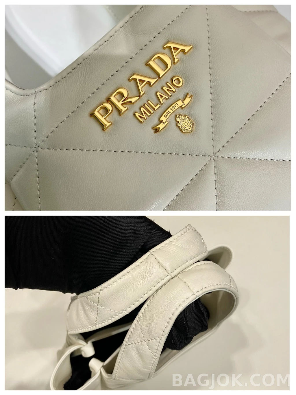 프라다 Prada 패디드 나파 미니 토트백 상세 이미지
