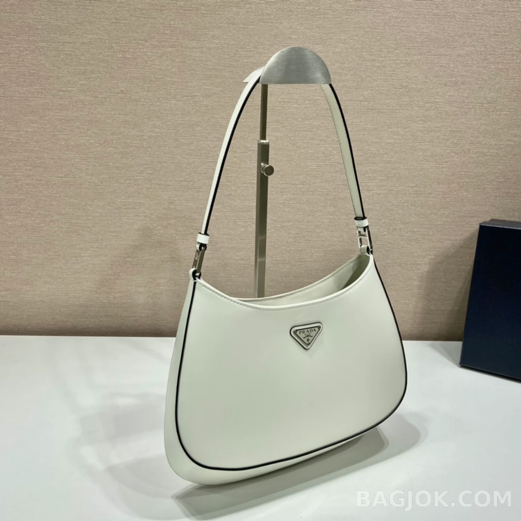 프라다 Prada 클레오 브러시드 레더 숄더백 상세 이미지