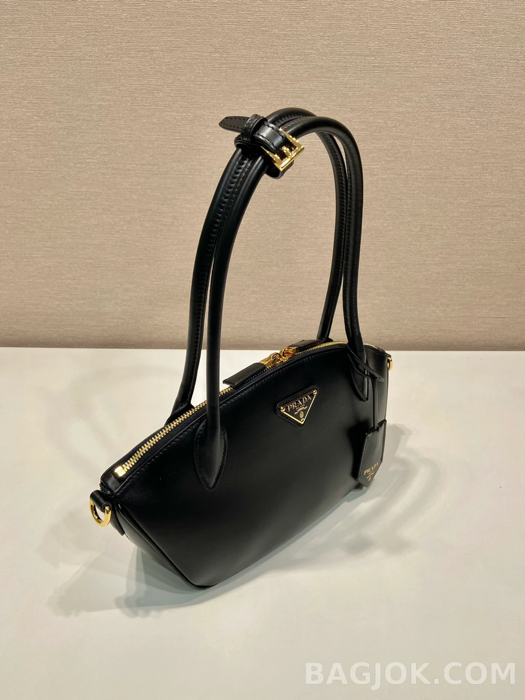 프라다 Prada 아르케 레더 롱핸들 숄더백 상세 이미지