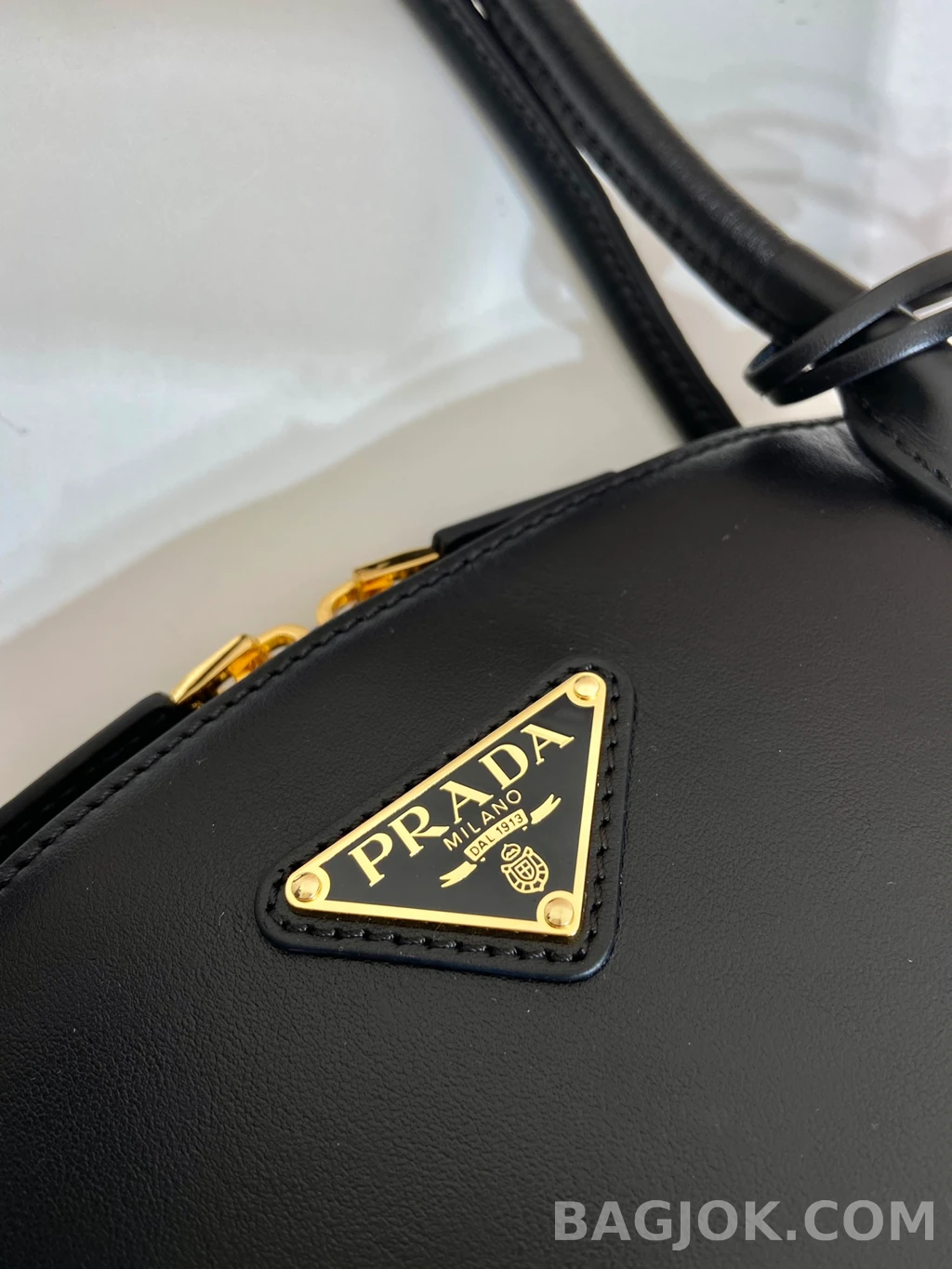 프라다 Prada 아르케 레더 롱핸들 숄더백 상세 이미지