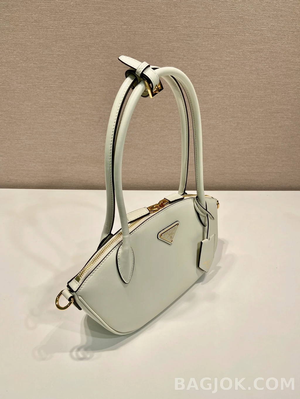 프라다 Prada 아르케 레더 롱핸들 숄더백 상세 이미지