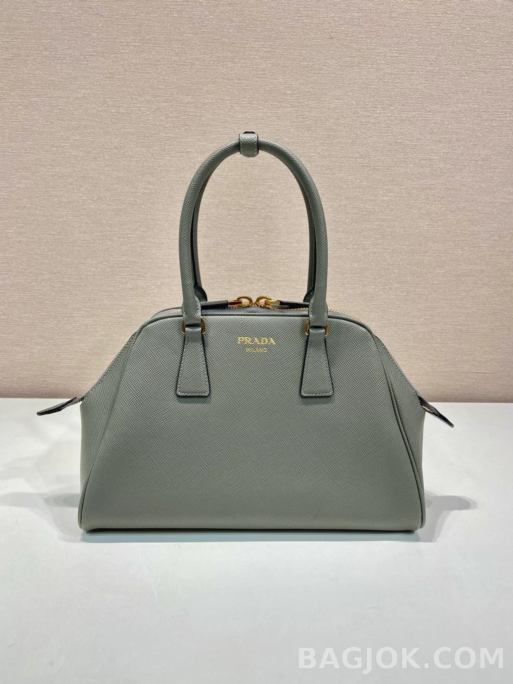 프라다 Prada 사피아노 돔 탑핸들 쉘 토트백 상세 이미지