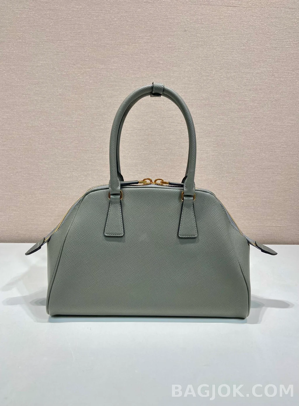 프라다 Prada 사피아노 돔 탑핸들 쉘 토트백 상세 이미지