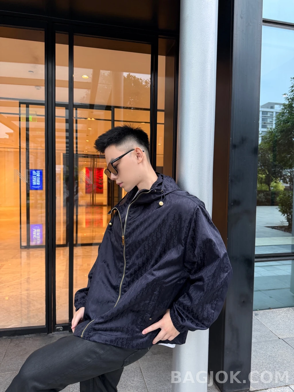 디올 디올 오블리크 바람막이 상세 이미지