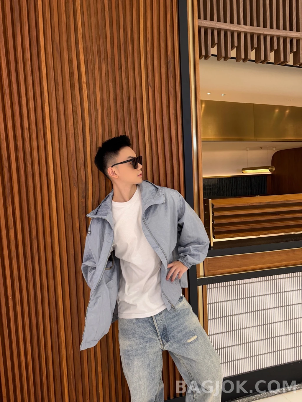 null 디올 오블리크 바람막이 상세 이미지