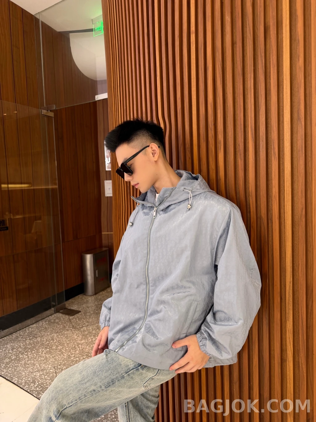 null 디올 오블리크 바람막이 상세 이미지