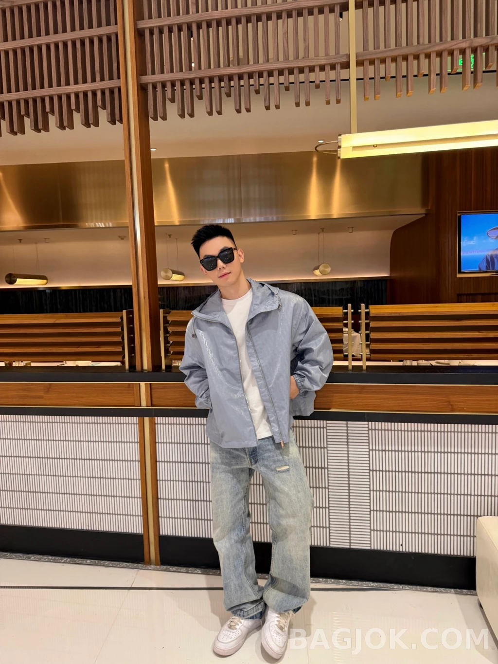 null 디올 오블리크 바람막이 상세 이미지