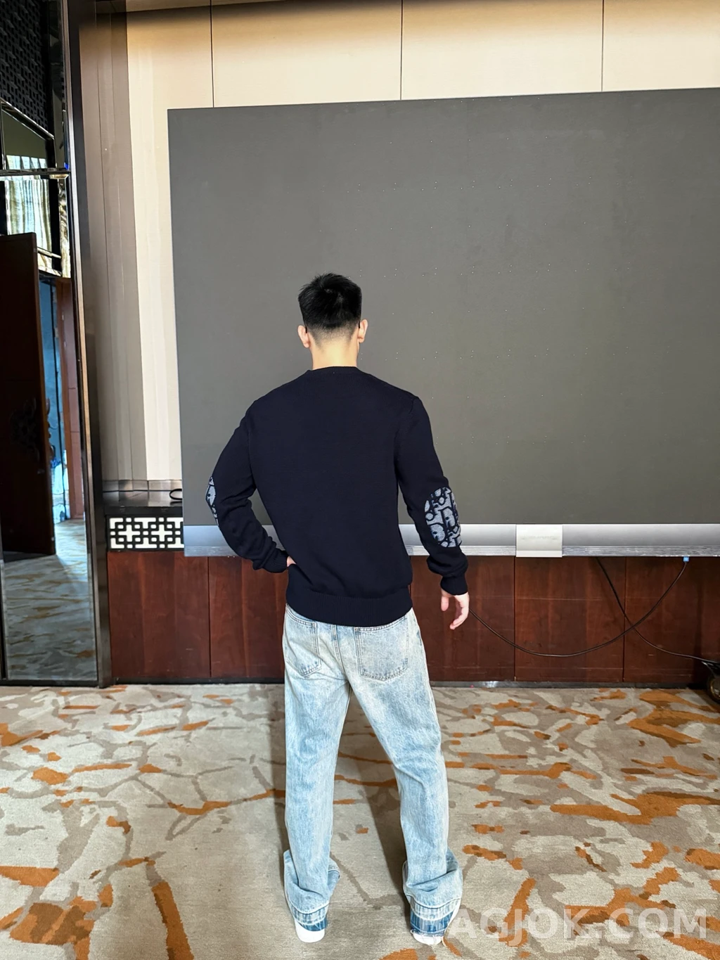 디올 디올 오블리크 포켓 니트 상세 이미지