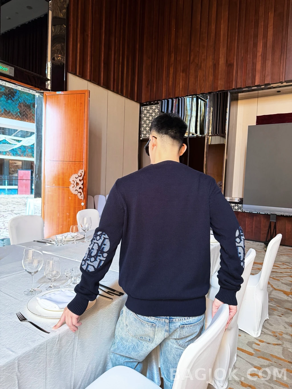 디올 디올 오블리크 포켓 니트 상세 이미지