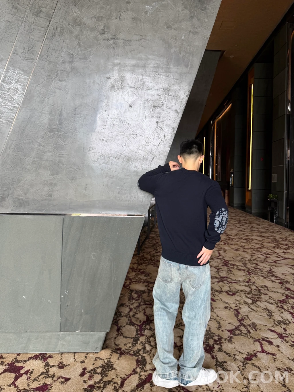 디올 디올 오블리크 포켓 니트 상세 이미지