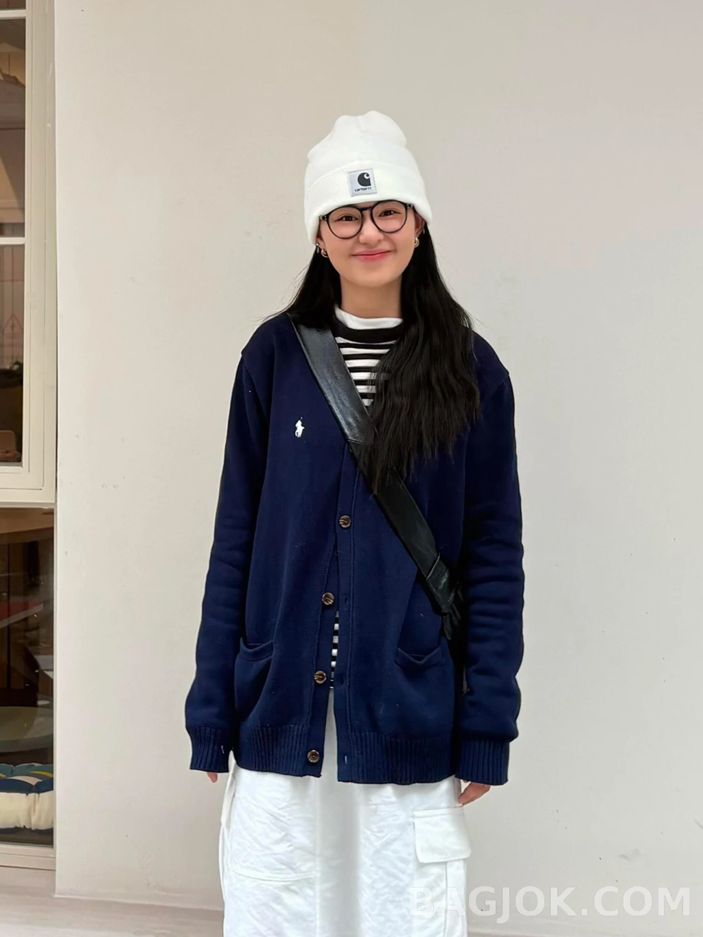 랄프로렌 랄프로렌 V넥 코튼 가디건 상세 이미지