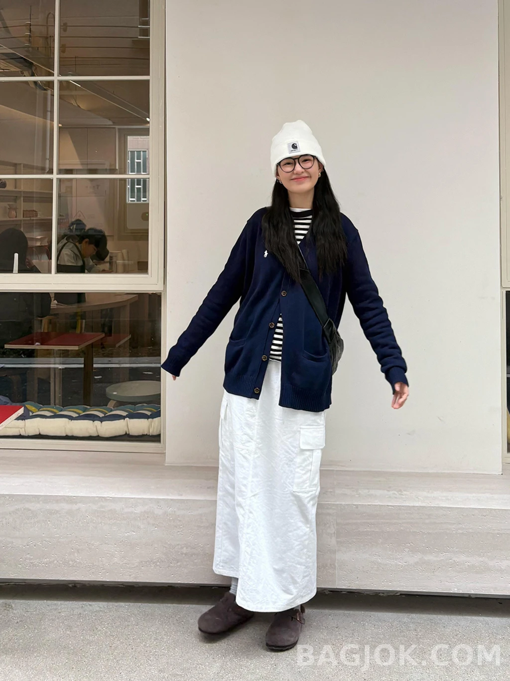 랄프로렌 랄프로렌 V넥 코튼 가디건 상세 이미지