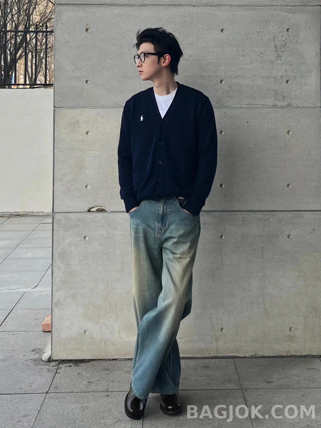 랄프로렌 랄프로렌 V넥 코튼 가디건 상세 이미지