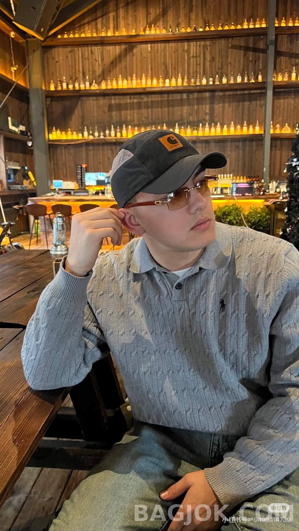 랄프로렌 랄프로렌 꽈배기 니트폴로 상세 이미지