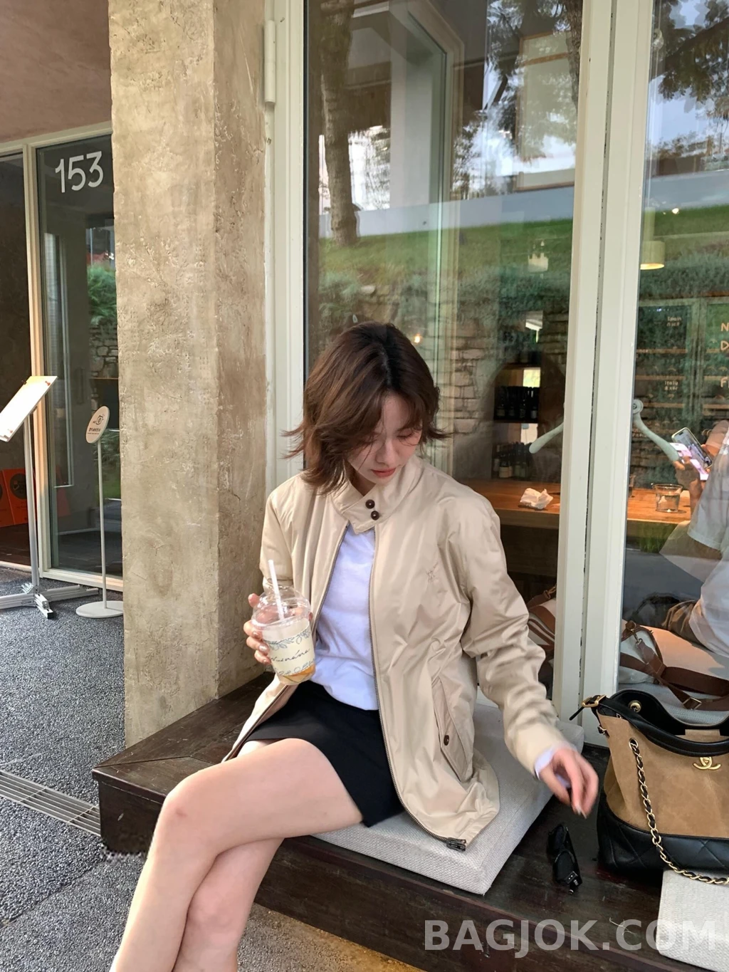 랄프로렌 랄프로렌 양면 스텐카라 집업 재킷 상세 이미지
