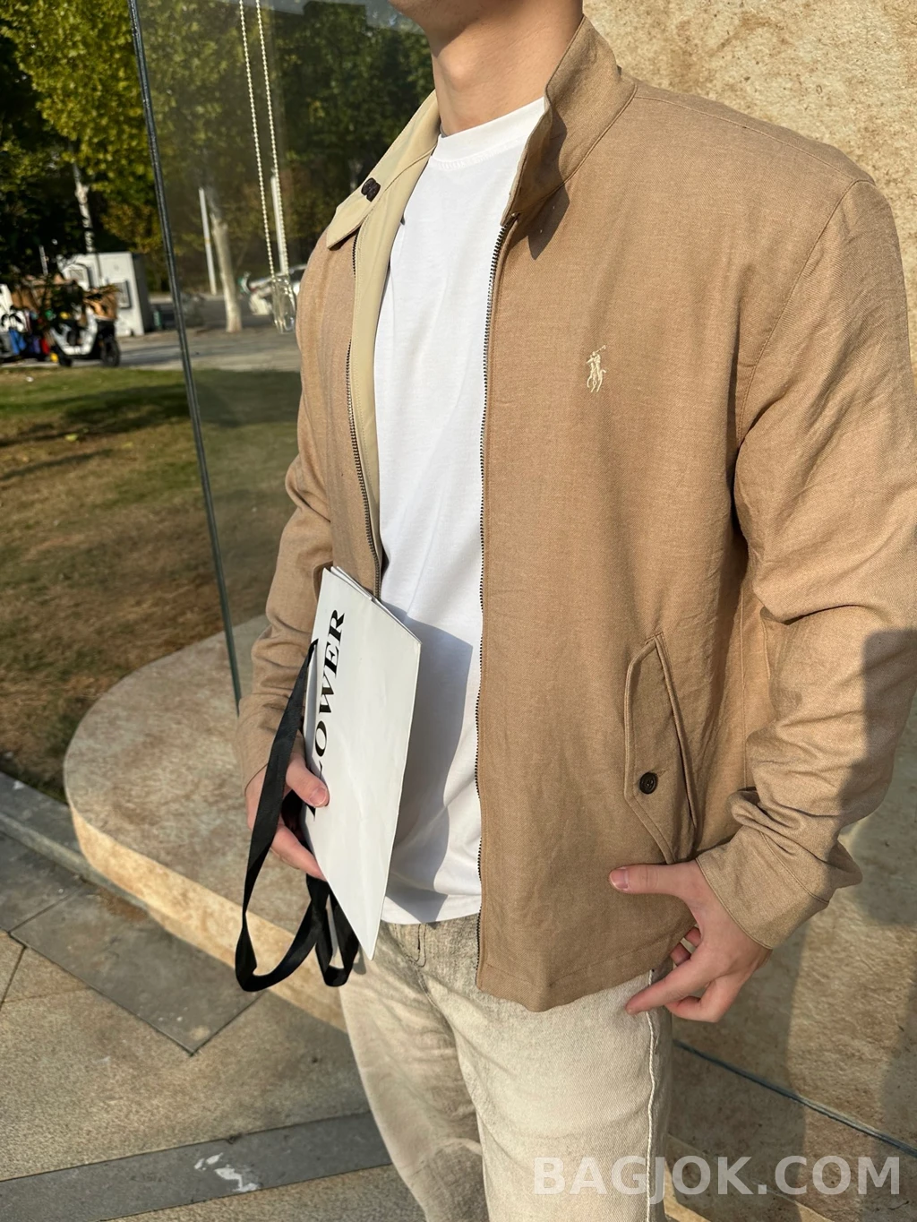 랄프로렌 랄프로렌 양면 스텐카라 집업 재킷 상세 이미지
