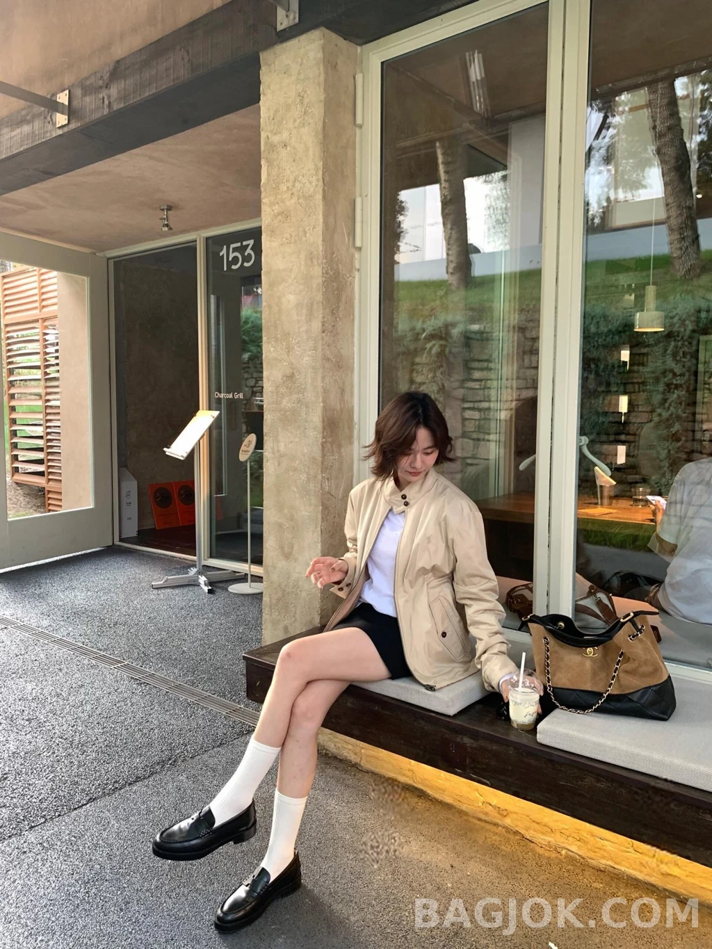 랄프로렌 랄프로렌 양면 스텐카라 집업 재킷 상세 이미지