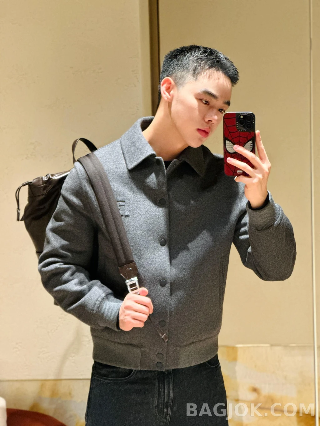 펜디 펜디 FF 스냅 블루종 상세 이미지
