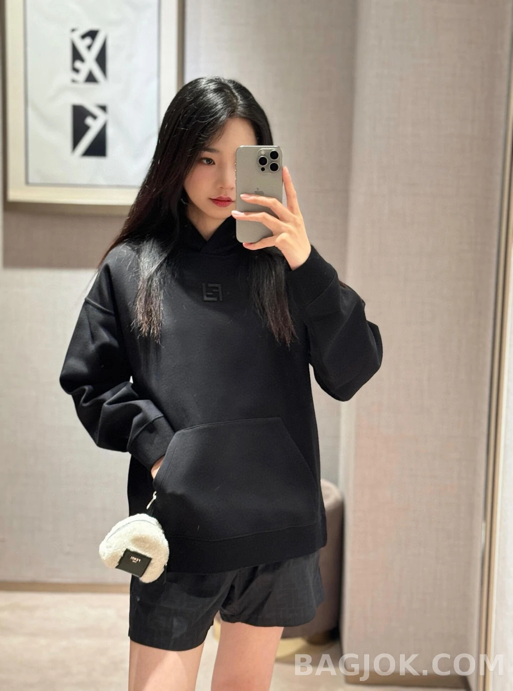 펜디 펜디 FF 라이닝 후드 상세 이미지