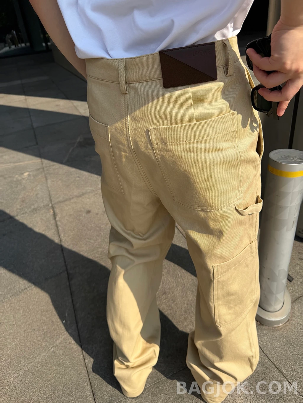로에베 로에베 로고 와이드 팬츠 상세 이미지