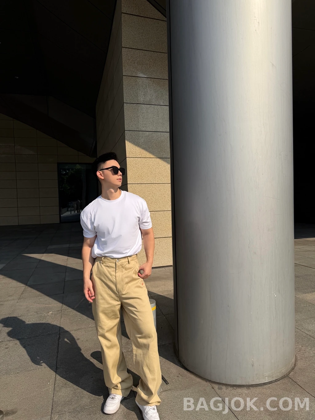 로에베 로에베 로고 와이드 팬츠 상세 이미지