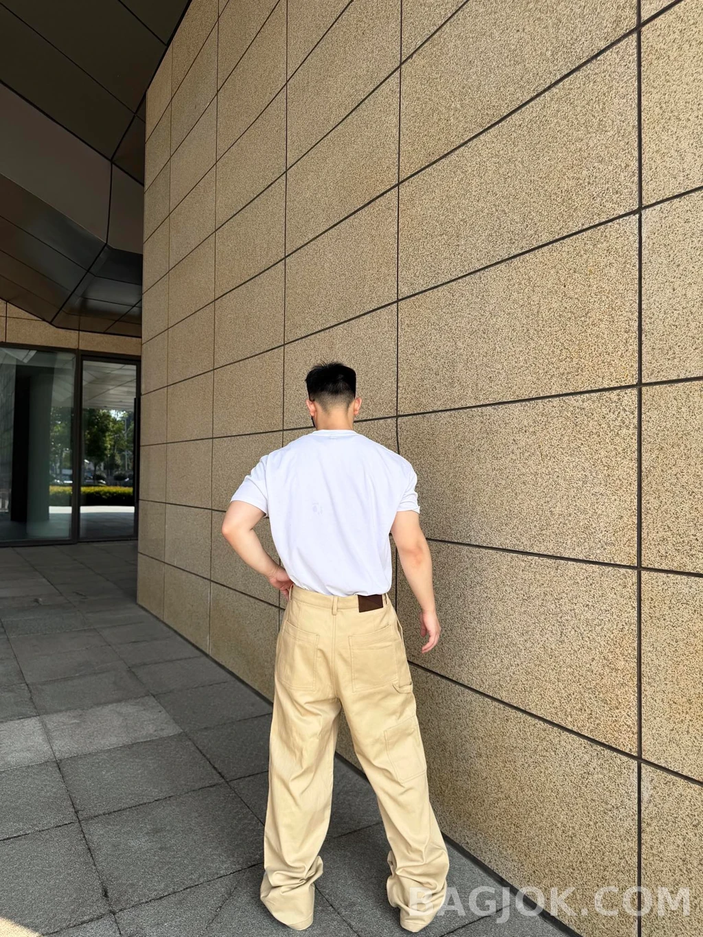로에베 로에베 로고 와이드 팬츠 상세 이미지