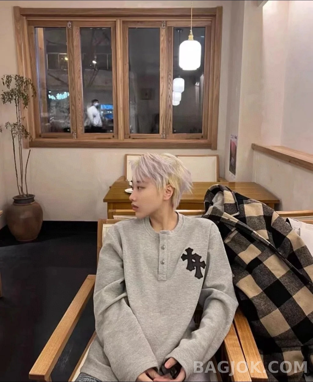 크롬하츠 크롬하츠 와플 헨리넥 롱슬리브 상세 이미지