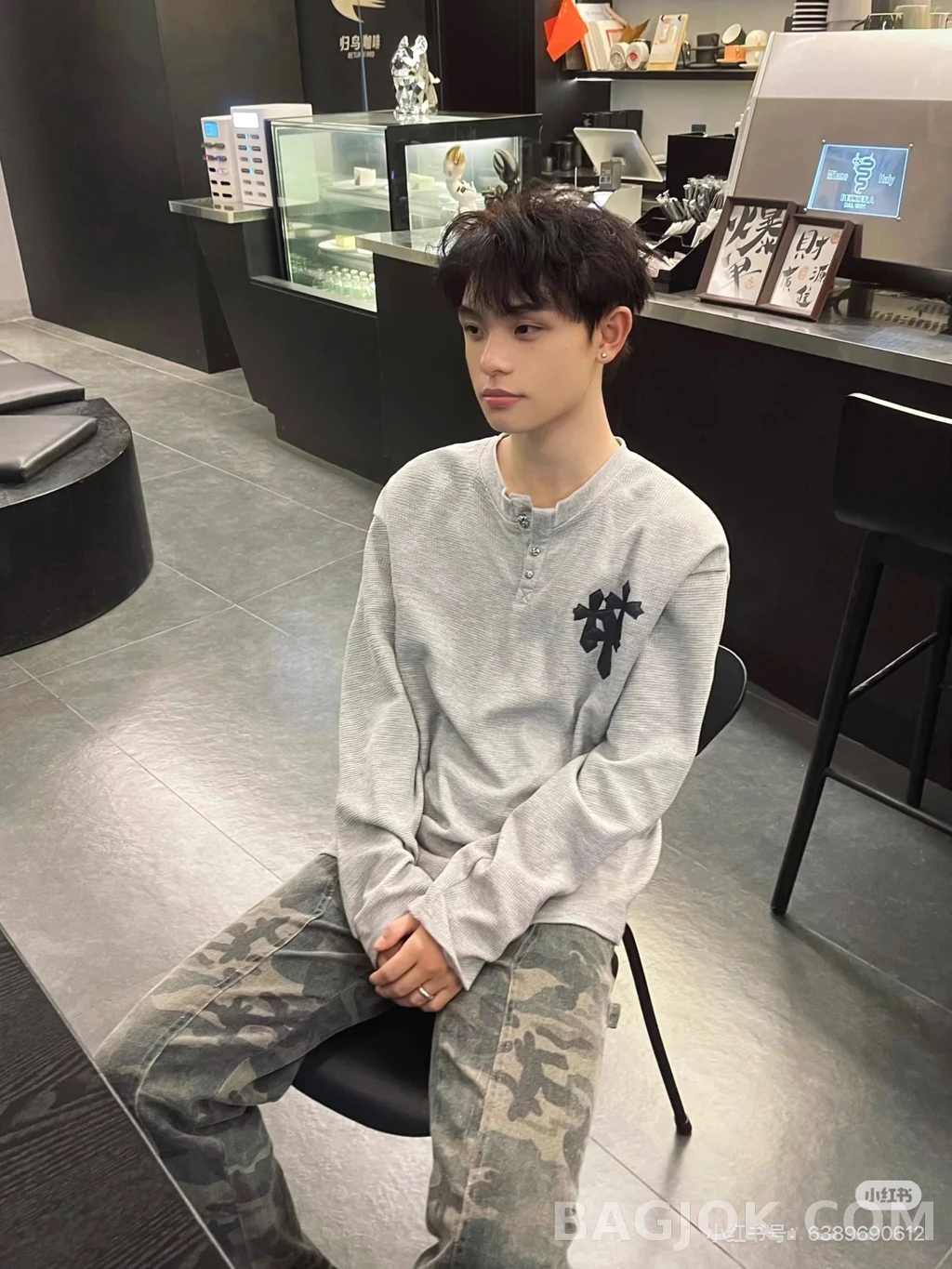 크롬하츠 크롬하츠 와플 헨리넥 롱슬리브 상세 이미지