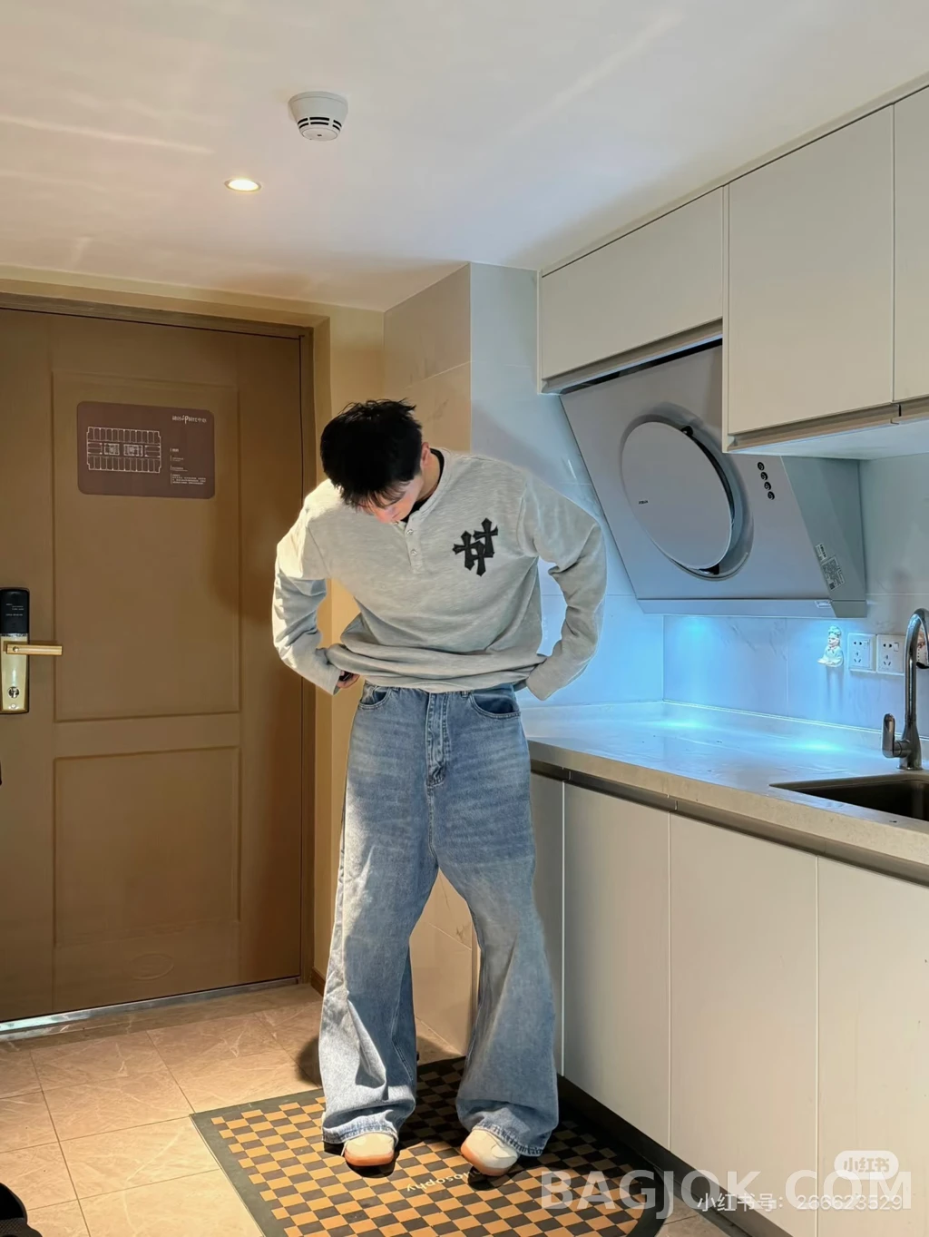크롬하츠 크롬하츠 와플 헨리넥 롱슬리브 상세 이미지