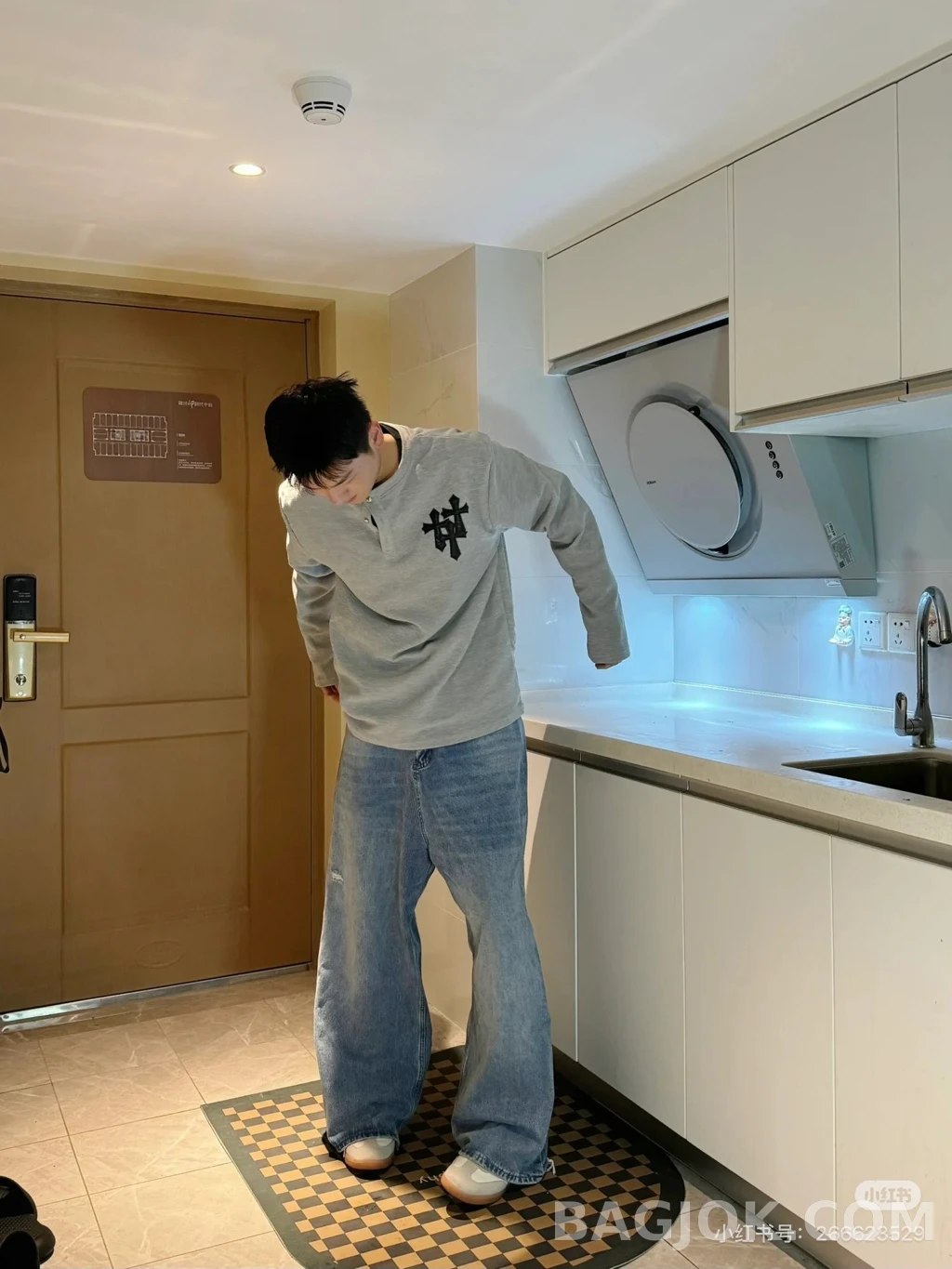 크롬하츠 크롬하츠 와플 헨리넥 롱슬리브 상세 이미지