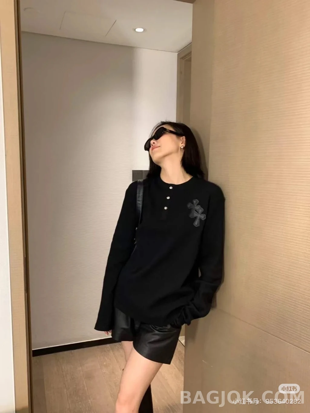 크롬하츠 크롬하츠 와플 헨리넥 롱슬리브 상세 이미지