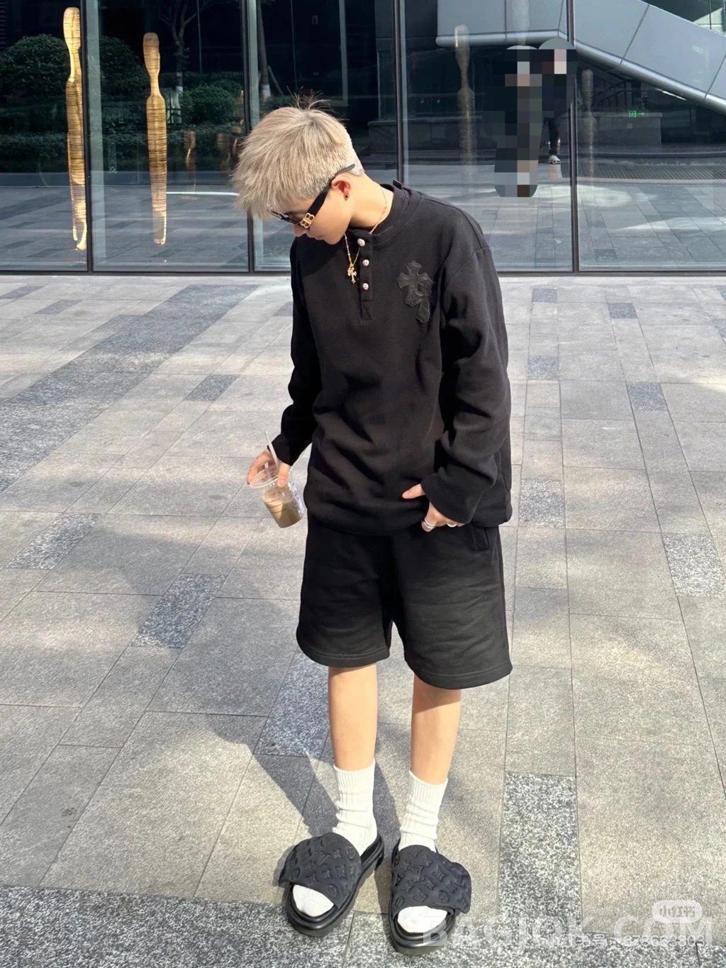 크롬하츠 크롬하츠 와플 헨리넥 롱슬리브 상세 이미지