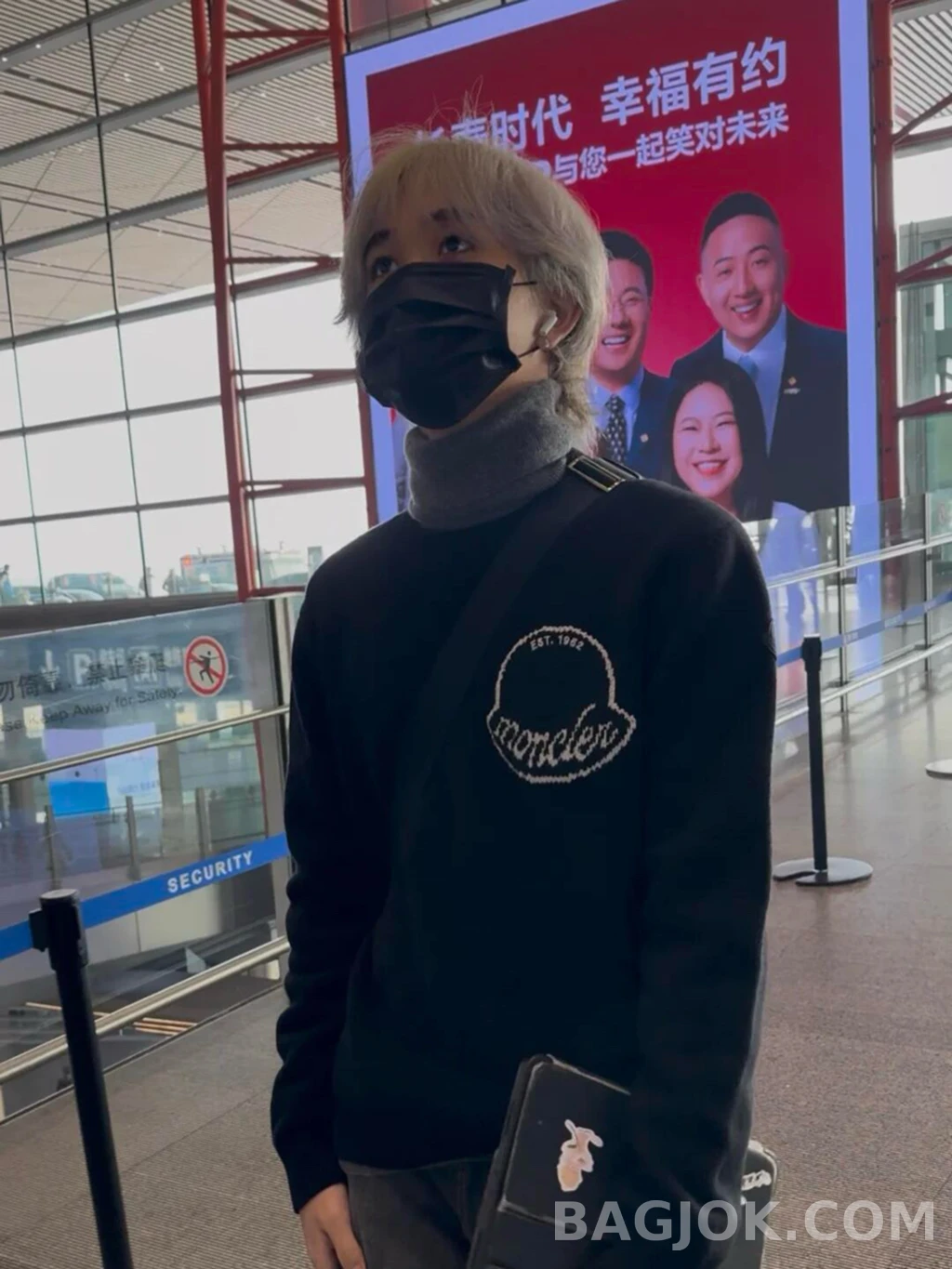 몽클레어 몽클레어 버킷햇 로고 니트 스웨터 상세 이미지