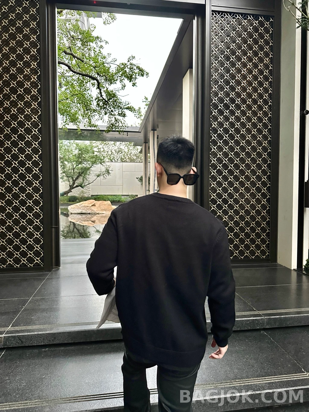 몽클레어 몽클레어 버킷햇 로고 니트 스웨터 상세 이미지