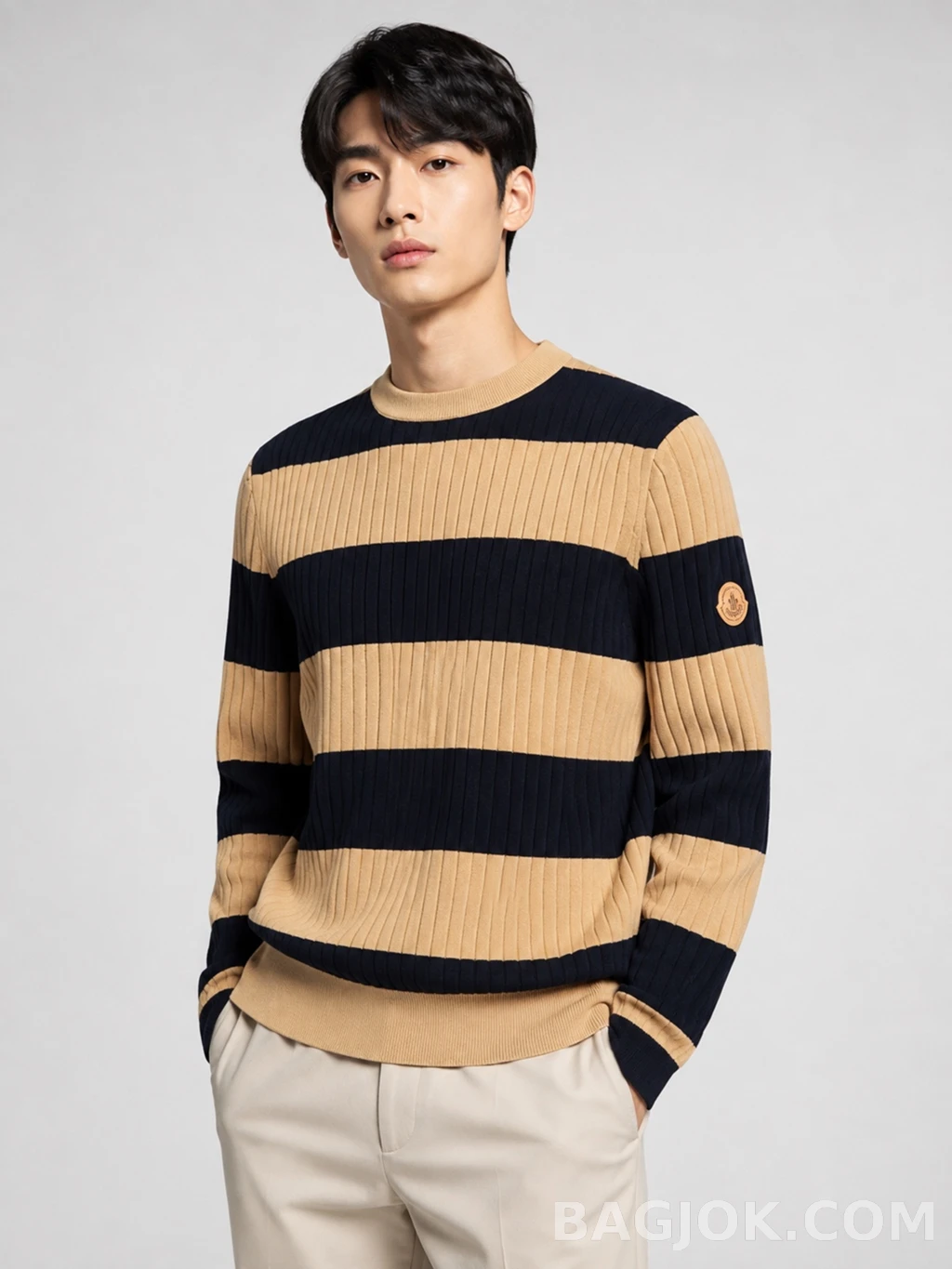 몽클레어 몽클레어 스트라이프 니트 상세 이미지