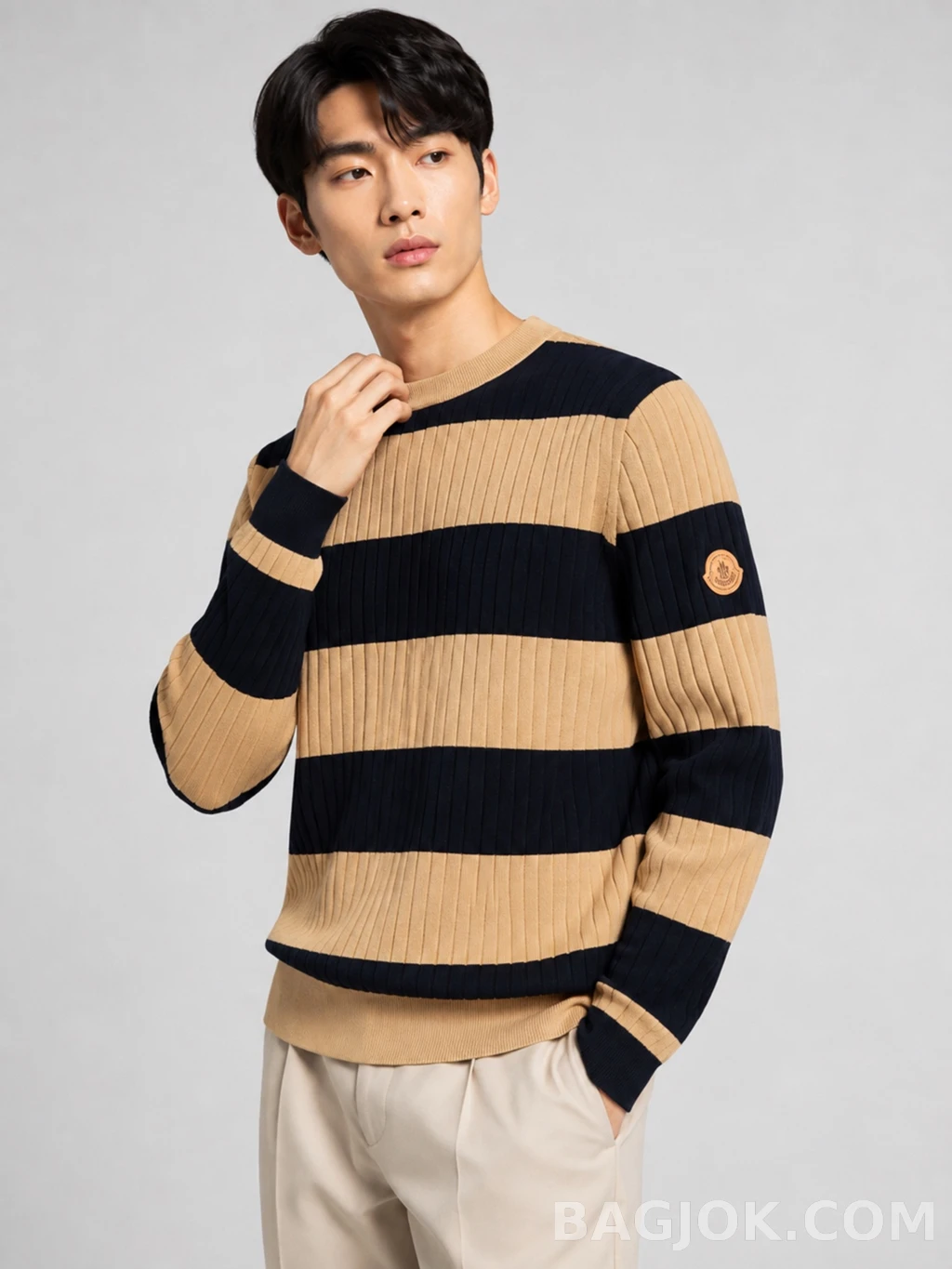 몽클레어 몽클레어 스트라이프 니트 상세 이미지