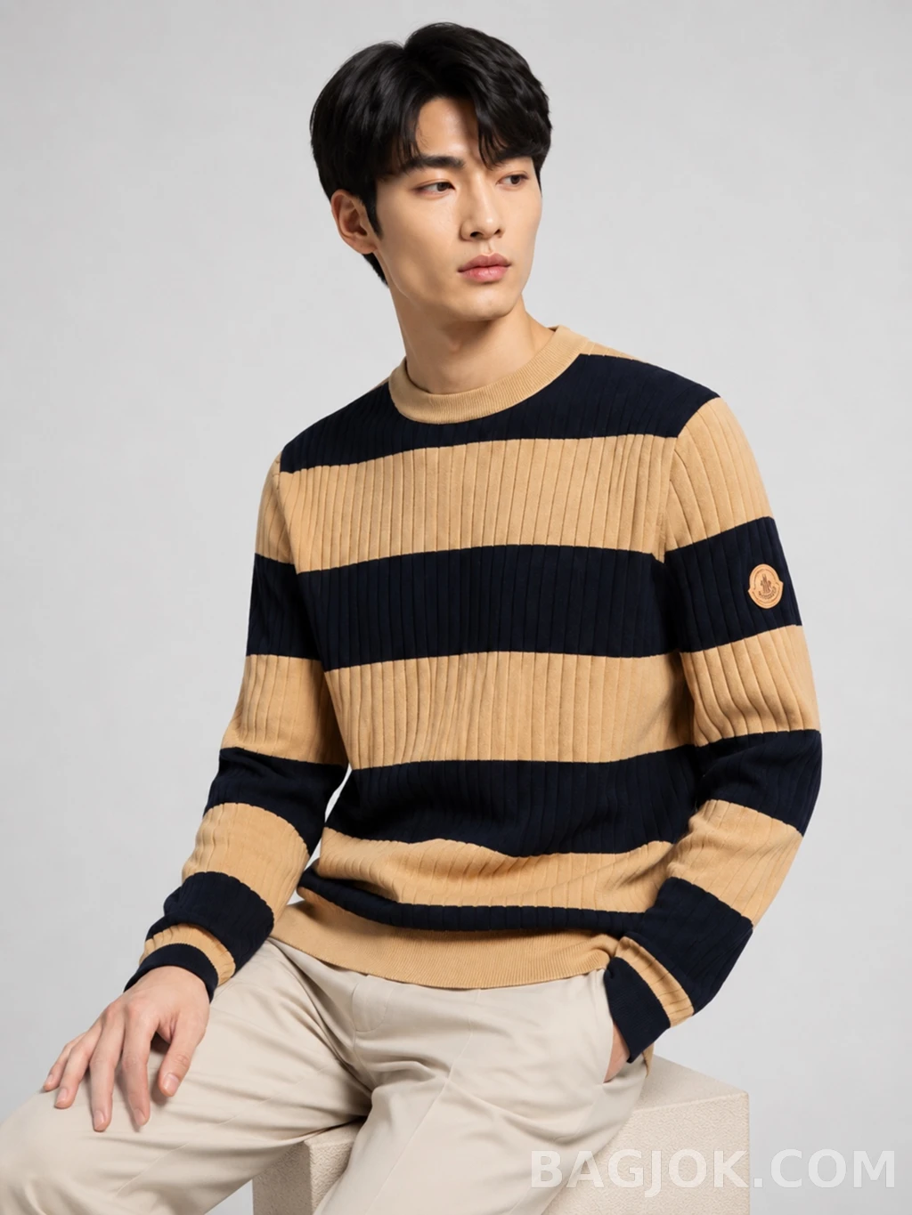 몽클레어 몽클레어 스트라이프 니트 상세 이미지