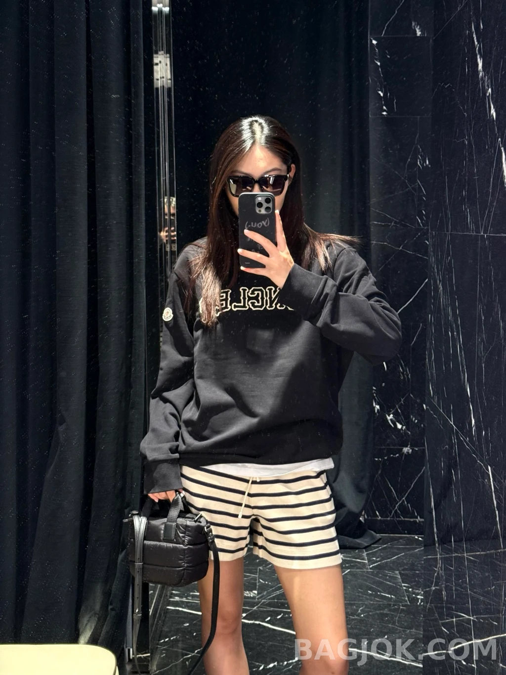 몽클레어 몽클레어 아치 로고 맨투맨 상세 이미지