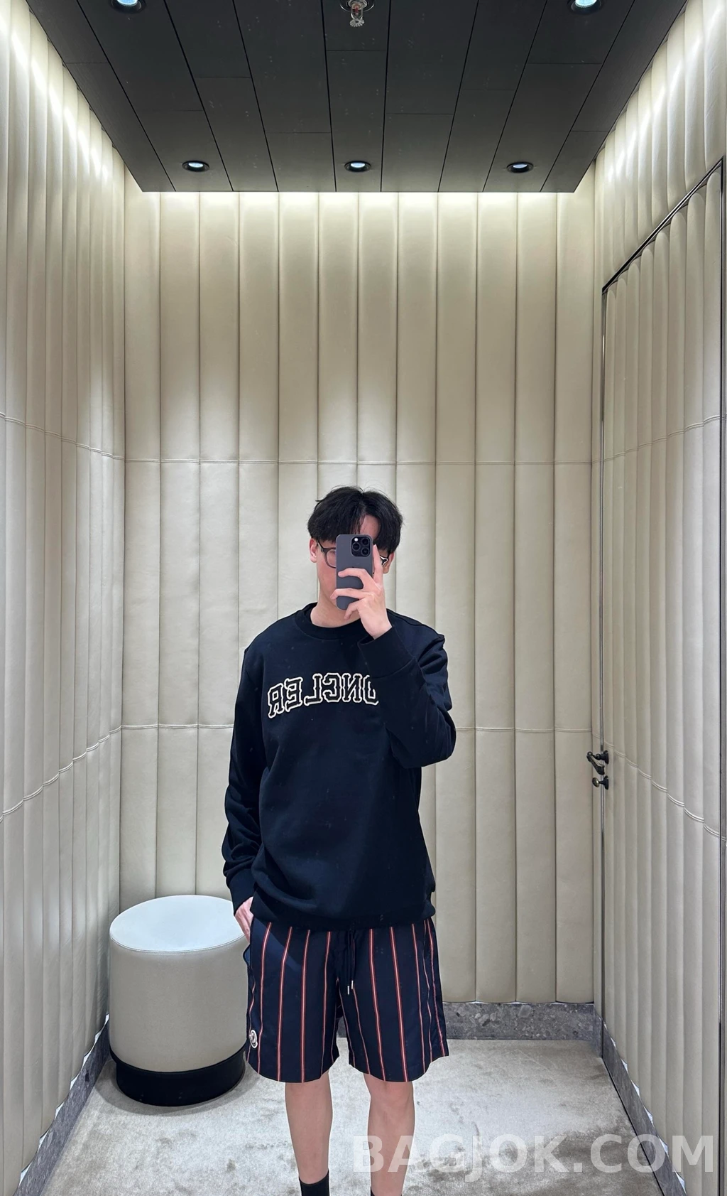 몽클레어 몽클레어 아치 로고 맨투맨 상세 이미지