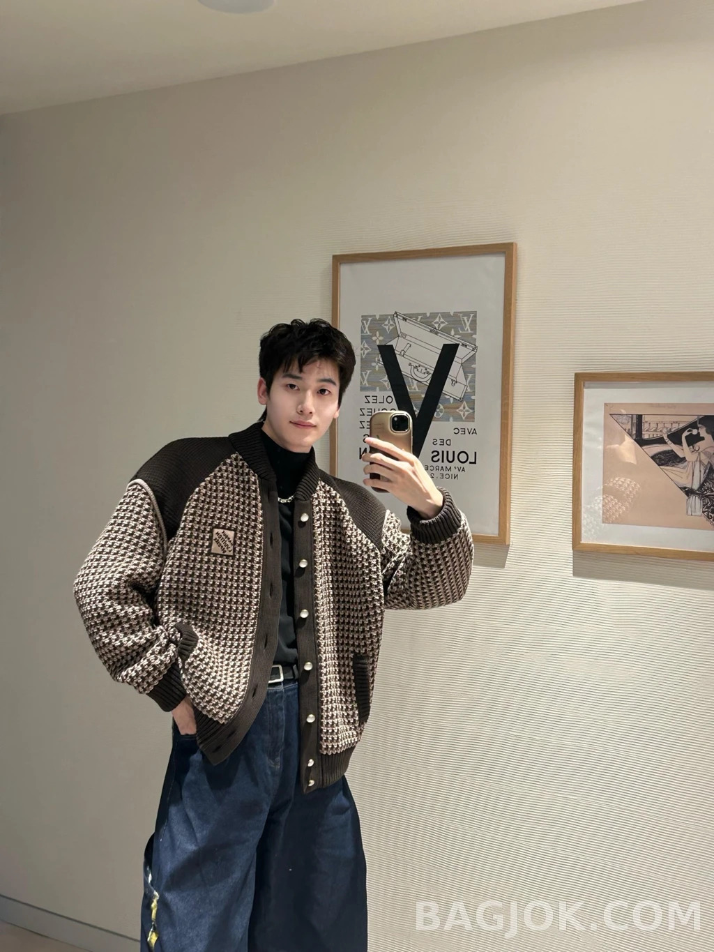 루이비통 루이비통 하운드투스 니트 블루종 상세 이미지